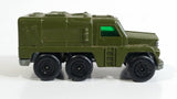 1973 Lesney Matchbox Rolamatics No. 16 Badger Army Green Radar Truck Die Cast Toy Car Military Vehicle