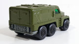 1973 Lesney Matchbox Rolamatics No. 16 Badger Army Green Radar Truck Die Cast Toy Car Military Vehicle