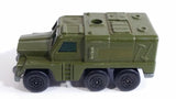 1973 Lesney Matchbox Rolamatics No. 16 Badger Army Green Radar Truck Die Cast Toy Car Military Vehicle