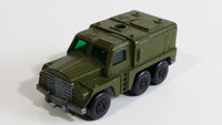 1973 Lesney Matchbox Rolamatics No. 16 Badger Army Green Radar Truck Die Cast Toy Car Military Vehicle