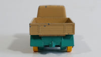 Vintage 1967 Lesney No. 49 Mercedes Benz Unimog Tan and Aqua Teal Die Cast Toy Car Vehicle Made in England