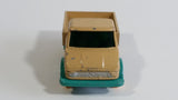 Vintage 1967 Lesney No. 49 Mercedes Benz Unimog Tan and Aqua Teal Die Cast Toy Car Vehicle Made in England