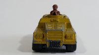 1973 Lesney Products Matchbox Rolamatics Stoat Yellow Brown Gold No. 28 Toy Car Army Military Scout Lookout Vehicle