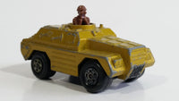 1973 Lesney Products Matchbox Rolamatics Stoat Yellow Brown Gold No. 28 Toy Car Army Military Scout Lookout Vehicle