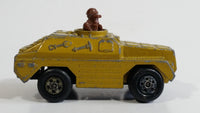 1973 Lesney Products Matchbox Rolamatics Stoat Yellow Brown Gold No. 28 Toy Car Army Military Scout Lookout Vehicle