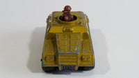 1973 Lesney Products Matchbox Rolamatics Stoat Yellow Brown Gold No. 28 Toy Car Army Military Scout Lookout Vehicle