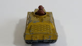 1973 Lesney Products Matchbox Rolamatics Stoat Yellow Brown Gold No. 28 Toy Car Army Military Scout Lookout Vehicle