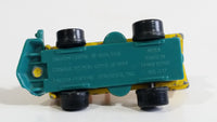 Vintage Aviva 1950, 1959, 1966 No. C17 Snoopy Locomotvie Train Engine Yellow Teal Red Die Cast Toy Car Vehicle Made in Hong Kong Peanuts Comic Strip Cartoon Collectible