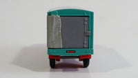 1967-1972 Lesney Matchbox No. 44 GMC Refrigerator Truck Red Turquoise (Bumper, No Tow, w/ Door Stop) (A)