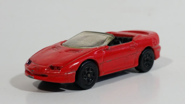 1995 Hot Wheels Camaro Convertible Red Die Cast Toy Car Vehicle 7SP