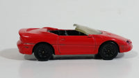 1995 Hot Wheels Camaro Convertible Red Die Cast Toy Car Vehicle 7SP