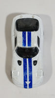 Maisto Dodge Viper White with Blue Stripes Die Cast Toy Luxury Sports Car Vehicle