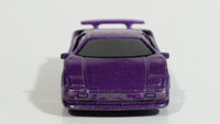 2000 Hot Wheels Lamborghini Diablo Metalflake Purple Die Cast Toy Exotic Sports Car Vehicle McDonald's Happy Meal