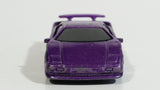 2000 Hot Wheels Lamborghini Diablo Metalflake Purple Die Cast Toy Exotic Sports Car Vehicle McDonald's Happy Meal