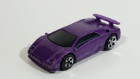 2000 Hot Wheels Lamborghini Diablo Metalflake Purple Die Cast Toy Exotic Sports Car Vehicle McDonald's Happy Meal