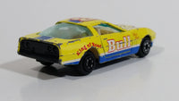 Yatming No. 1038 Chevrolet Corvette Bull King of Road Best Shot #38 Yellow Die Cast Toy Race Car Vehicle