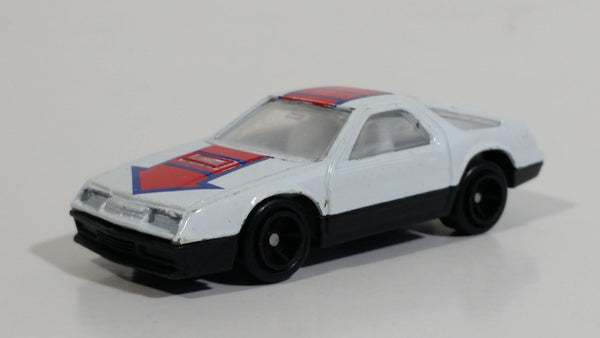 Unknown Brand Dodge Daytona Turbo Z Chrysler Laser White Die Cast Toy Car Vehicle