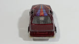 Vintage Summer Marz Karz Maroon Dark Red 8901 Die Cast Toy Car Vehicle - Made in China