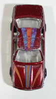 Vintage Summer Marz Karz Maroon Dark Red 8901 Die Cast Toy Car Vehicle - Made in China