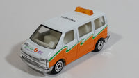 Unknown Brand HTF SV32 First Bus Engineer Van White and Orange Die Cast Car Toy Vehicle