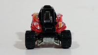 2013 Hot Wheels Stunt Circuit Power Sander Dune Buddy Clear Red Die Cast Toy Car Vehicle