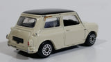 Motor Max 6017 Austin Mini Cooper Cream White with Black Roof Die Cast Toy Car Vehicle