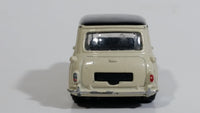 Motor Max 6017 Austin Mini Cooper Cream White with Black Roof Die Cast Toy Car Vehicle