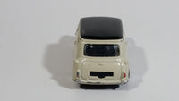 Motor Max 6017 Austin Mini Cooper Cream White with Black Roof Die Cast Toy Car Vehicle