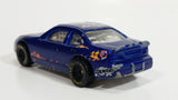 1996 Hot Wheels Pro Racing Series Grand Prix Stocker #44 Dark Blue Die Cast Toy Car Vehicle GYE Tires