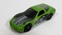 2002 Hot Wheels Octoblast '97 Corvette Metalflake Green Die Cast Toy Car Vehicle