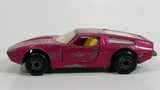 Vintage 1972 Lesney Matchbox Superfast No. 32 Maserati Bora Magenta Pink Die Cast Toy Car Vehicle with Opening Doors Made in England