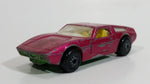 Vintage 1972 Lesney Matchbox Superfast No. 32 Maserati Bora Magenta Pink Die Cast Toy Car Vehicle with Opening Doors Made in England