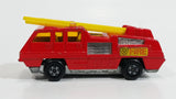 Vintage 1975 Lesney Matchbox Superfast No. 22 Blaze Buster Fire Ladder Truck Die Cast Toy Car Fire Fighting Rescue Emergency Vehicle Made in England