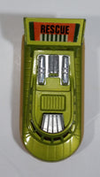 Vintage 1972 Lesney Matchbox Superfast Hovercraft No. 72 & 2 Green and Tan Die Cast Toy Watercraft Boat Rescue Emergency Vehicle Made in England