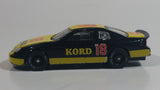 Welly Audi A6 "Kord" 18 Nascar Black and Yellow Die Cast Toy Race Car Vehicle