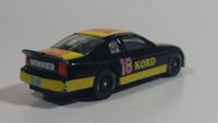 Welly Audi A6 "Kord" 18 Nascar Black and Yellow Die Cast Toy Race Car Vehicle