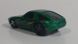 2001 Hot Wheels Porsche 928 P-928 Metalflake Green Die Cast Toy Car Vehicle