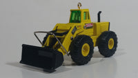 1997 Hallmark Hasbro Tonka Front End Loader Yellow Die Cast Construction Equipment Vehicle Hanging Christmas Tree Ornament