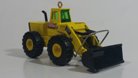 1997 Hallmark Hasbro Tonka Front End Loader Yellow Die Cast Construction Equipment Vehicle Hanging Christmas Tree Ornament