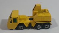 Vintage 1976 Lesney Matchbox Superfast No. 49 Yellow Crane Truck Die Cast Toy Car Vehicle