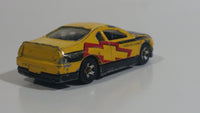 2001 Hot Wheels Monte Carlo Concept Car Yellow Die Cast Car Vehicle