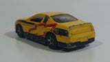 2001 Hot Wheels Monte Carlo Concept Car Yellow Die Cast Car Vehicle