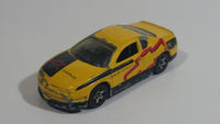 2001 Hot Wheels Monte Carlo Concept Car Yellow Die Cast Car Vehicle