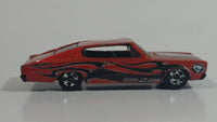 2003 Hot Wheels Wastelanders '67 Dodge Charger Metalflake Burnt Orange Die Cast Toy Muscle Car Vehicle