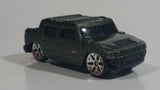 2001 Maisto Hummer H2 Concept Dark Olive Army Green Die Cast Toy Car Vehicle