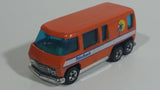 1979 Hot Wheels GMC Motorhome Orange Die Cast Toy Car Recreational Vehicle BW - Hong Kong - Chrome Base