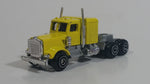 1986 PlayArt Gata Fast Wheels Semi Tractor Truck Rig Yellow Die Cast Toy Car Vehicle