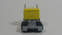 1986 PlayArt Gata Fast Wheels Semi Tractor Truck Rig Yellow Die Cast Toy Car Vehicle