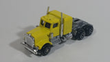 1986 PlayArt Gata Fast Wheels Semi Tractor Truck Rig Yellow Die Cast Toy Car Vehicle