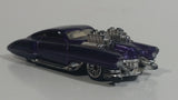 2001 Hot Wheels Evil Twin Dark Metalflake Purple Die Cast Toy Car Vehicle